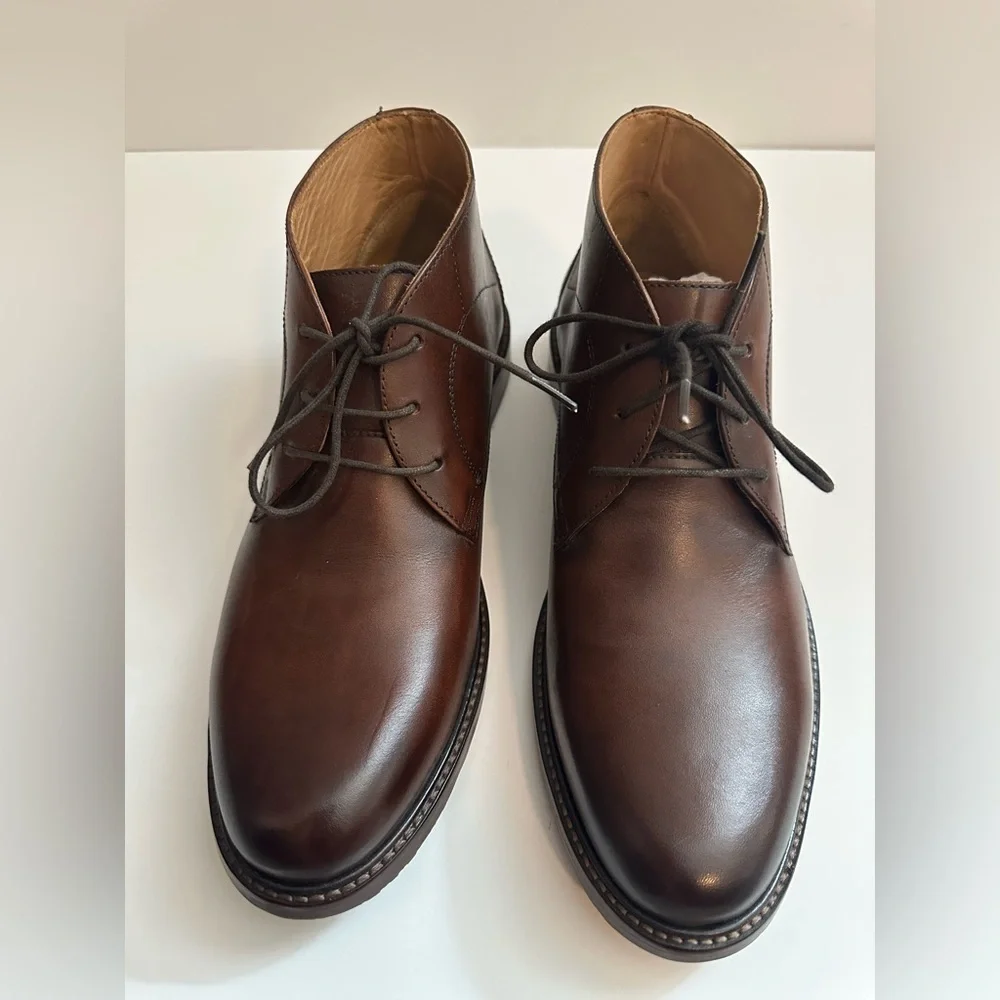 Johnston & Murphy-Classic Brown Leather Men's Shoes